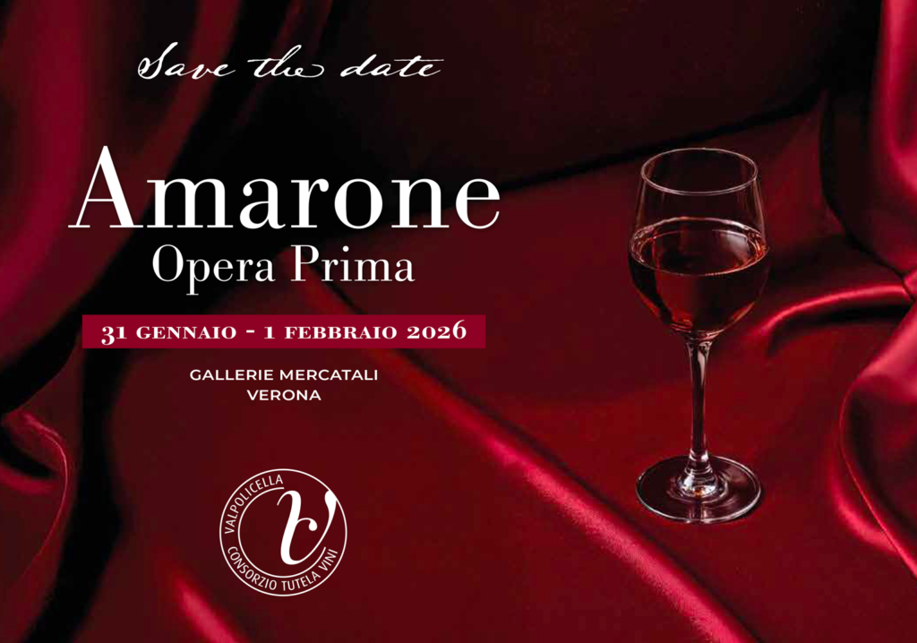 Amarone Opera Prima 2026 alle Gallerie Mercatali di Veronafiere a Verona